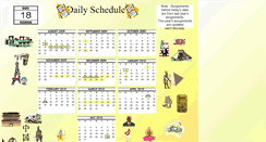 Desktop Screenshot of dailyschedule.dericbarber.com